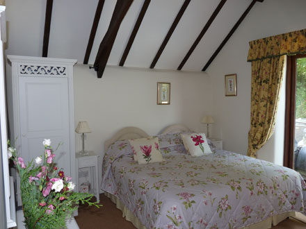 The courtyard bedroom