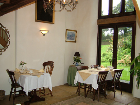 The dining room